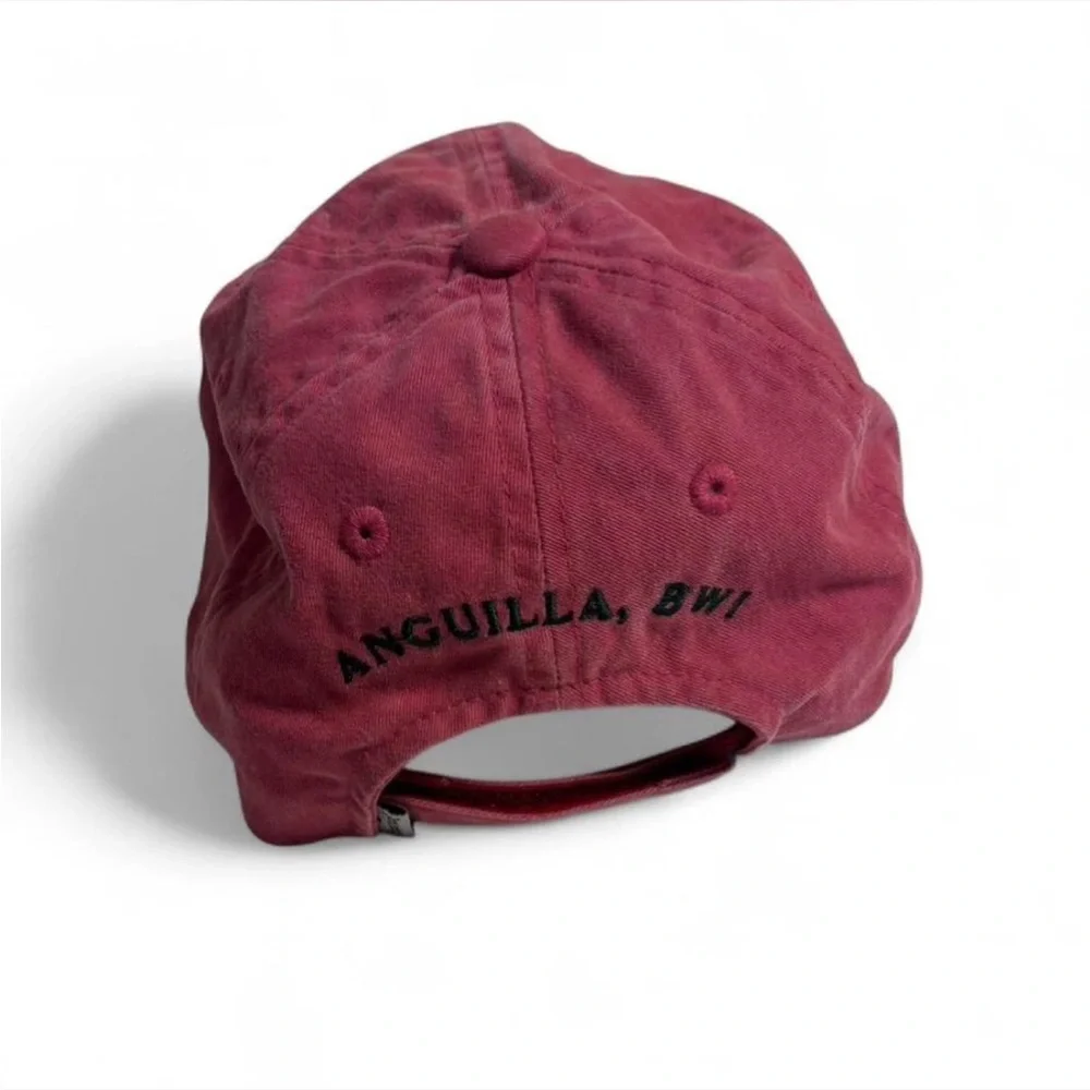 Vintage Juluca Maroon Baseball Cap with Embroidered Logo - Picture 3 of 6